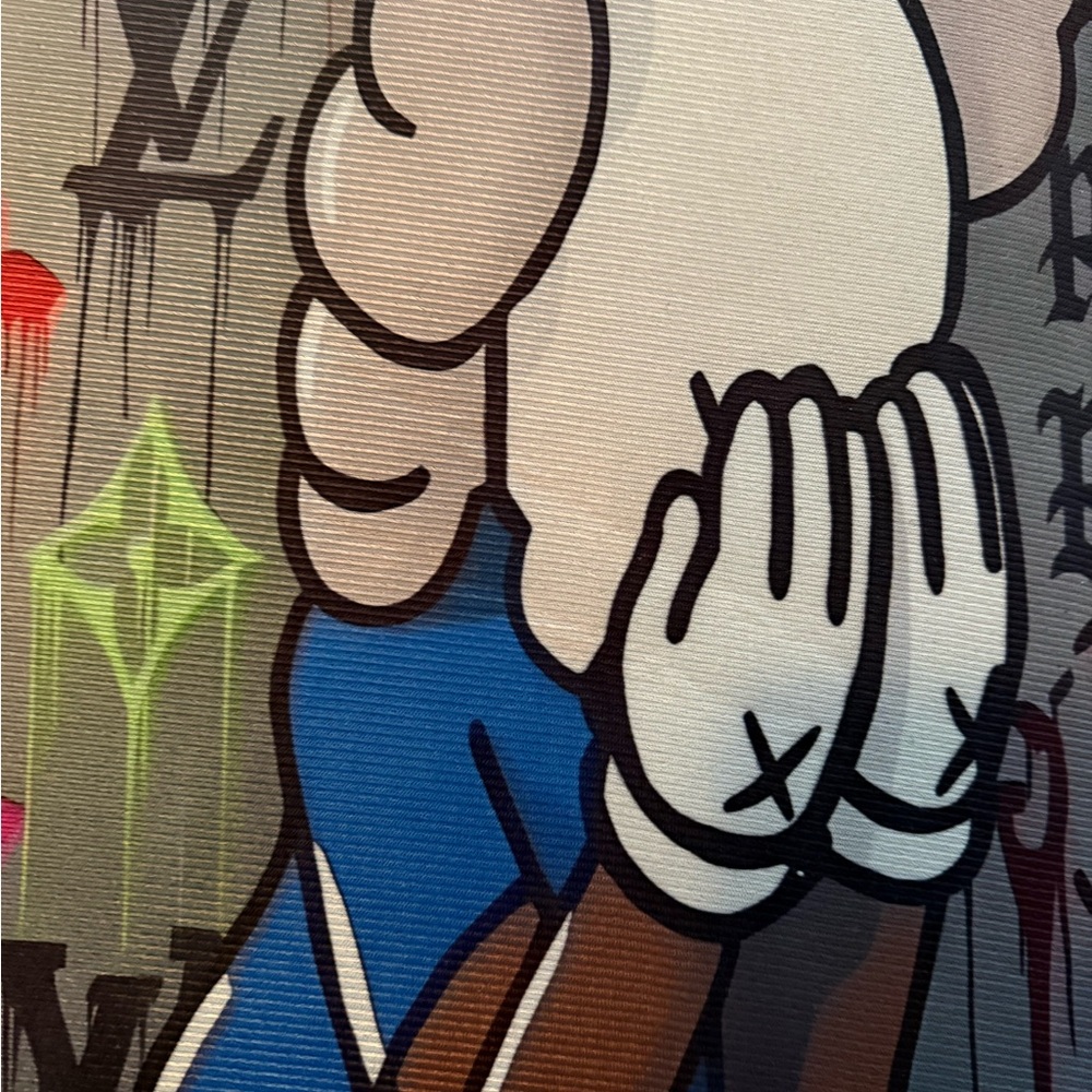 New KAWS Colorful Designer-Inspired Art Rug Poster 2ft 7in Long x 1ft 6in Wide - Picture 4 of 8